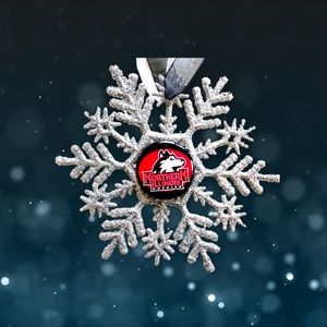 Northern Illinois HUSKIES Handmade Snowflake *NEW*